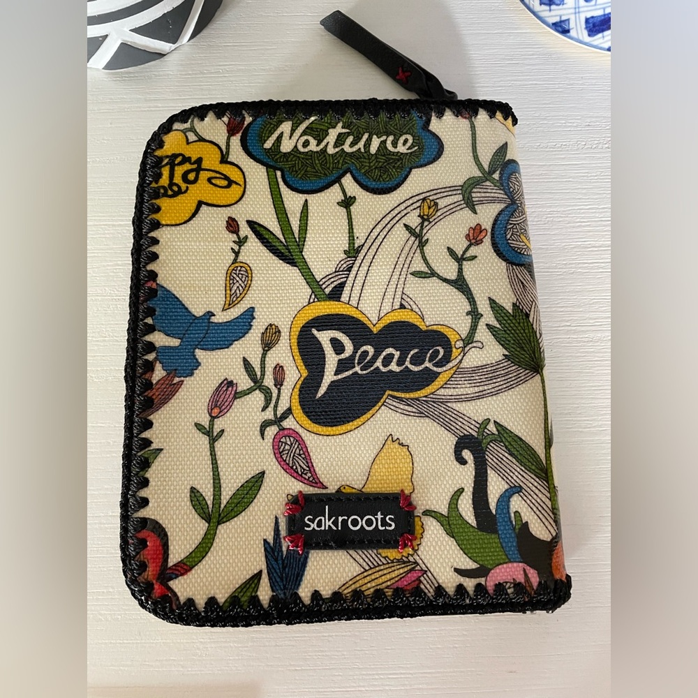 Sakroots Floral Birds Kindle Tablet Reader Carrying Case